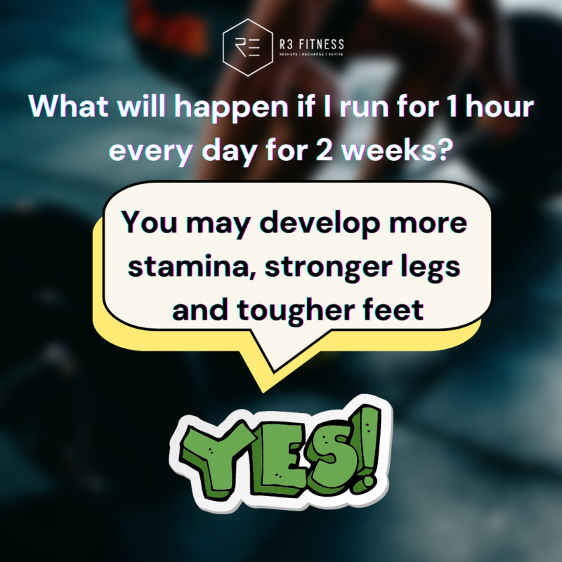 What will happen if i run for 1 hour every day for 2 weeks (3)